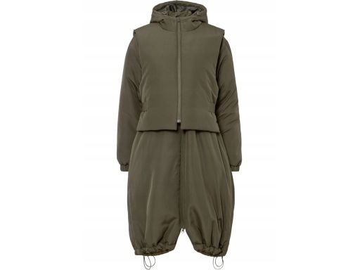 B.P.C płaszcz z kamizelką khaki ocieplany r.40