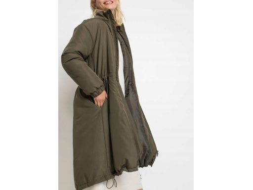 B.P.C płaszcz z kamizelką khaki ocieplany r.40