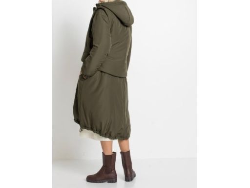 B.P.C płaszcz z kamizelką khaki ocieplany r.40
