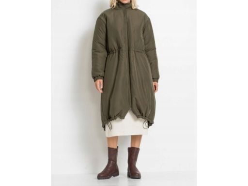 B.P.C płaszcz z kamizelką khaki ocieplany r.40