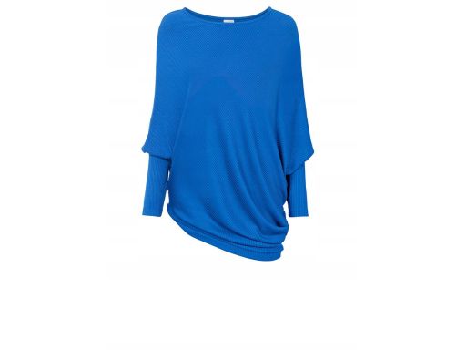 B.P.C sweter z asymetrycznym dołem niebieski ^48/50