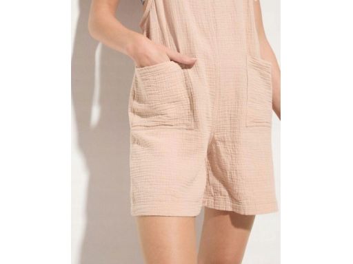 B.P.C kombinezon plażowy muślinowy beżowy 44.