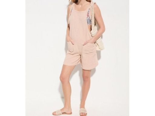 B.P.C kombinezon plażowy muślinowy beżowy 44.