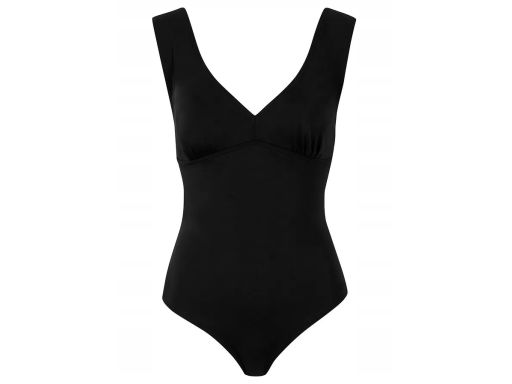 B.P.C modelujący kostium kąpielowy shape czarny z paskami na plecach 4