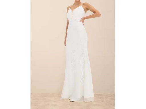 B.P.C suknia ślubna romantyczna z cekinami r.50