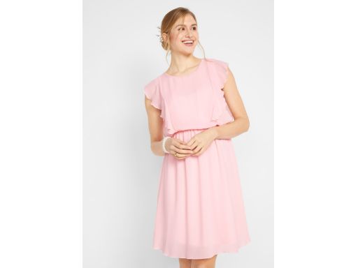 B.P.C sukienka ciążowa dżersejowa różowa 36/38.