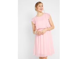 B.P.C sukienka ciążowa dżersejowa różowa 36/38.