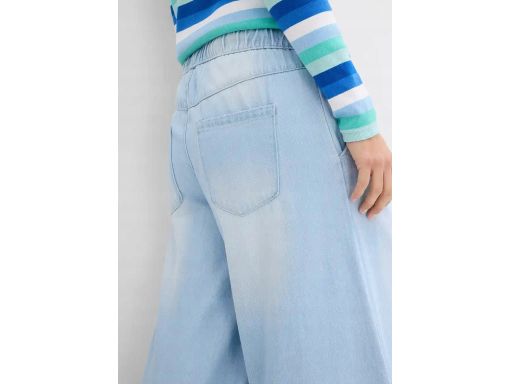 B.P.C spodnie damskie jeans szerokie nogawki jasne 48.