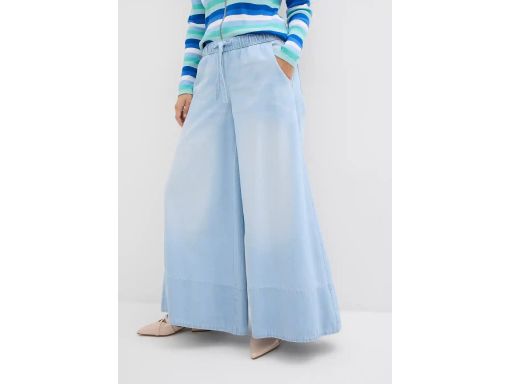 B.P.C spodnie damskie jeans szerokie nogawki jasne 48.