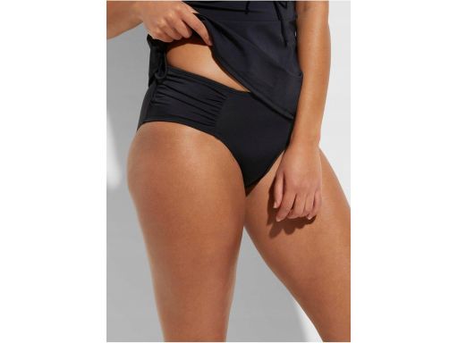 B.P.C czarne tankini na fiszbinach z marszczeniem 40 (80D).