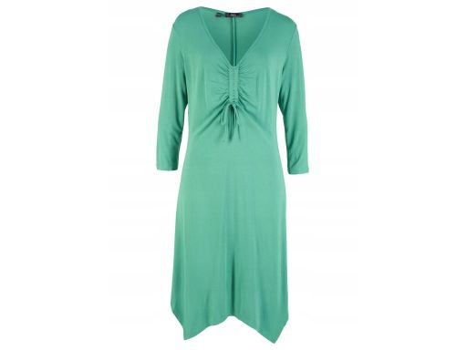 B.P.C asymetryczna sukienka zielona r.44/46