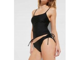 B.P.C top tankini czarny troczki i marszczenia r.42