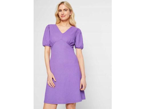 Fioletowa sukienka przed kolano ^52/54