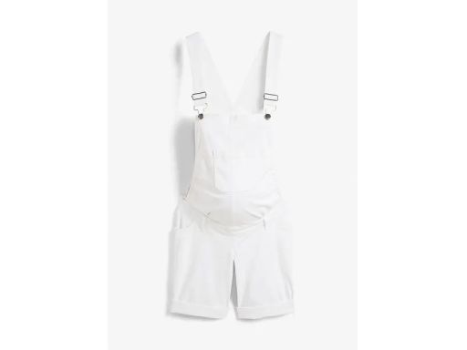 B.P.C spodenki ogrodniczki białe ciążowe r.46