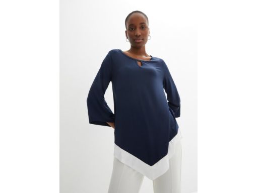 B.P.C asymetryczna tunika granatowo-biała r.36/38