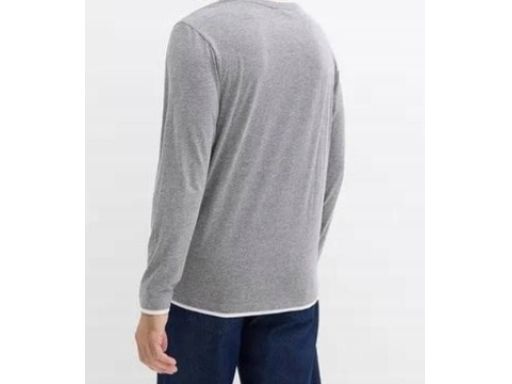 B.P.C męska bluzka szara z efektem 2w1 XXL.