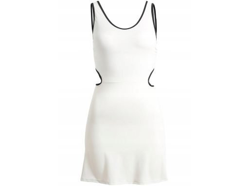 B.P.C śmietankowa sukienka kąpielowa z wycięciami ^44