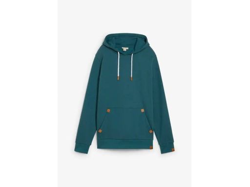 B.P.C bluza męska morska zielona z kapturem 3XL.