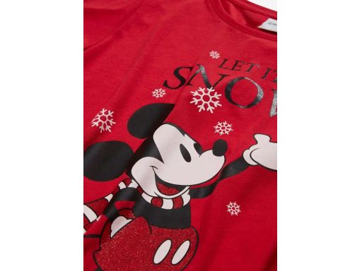 B.P.C bluzka Myszka Mickey czerwona z nadrukiem ^48/50