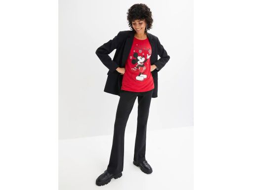 B.P.C bluzka Myszka Mickey czerwona z nadrukiem ^48/50