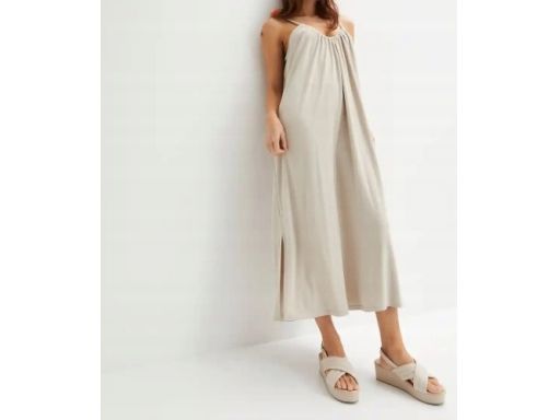 B.P.C sukienka letnia długa beżowa r.44