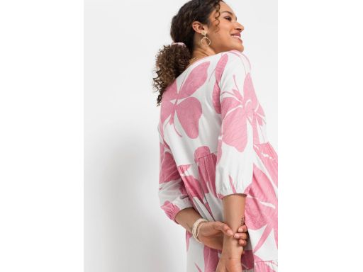 B.P.C sukienka we wzory z wiskozy ^44/46