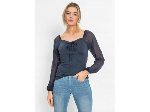 B.P.C bluzka z szyfonowymi rękawami 44/46.