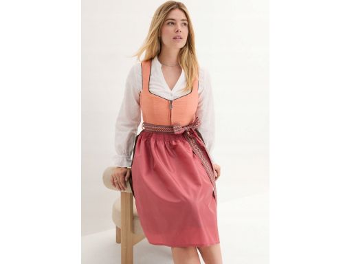 B.P.C damska koszula biała krótka z haftowanym wzorem styl ludowy ^48