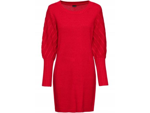 B.P.C sukienka dzianinowa czerwona 32/34