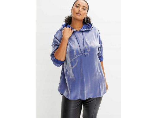 B.P.C bluzka oversize z kapturem błyszcząca r.46