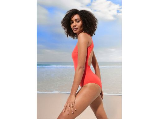 B.P.C kostium jednoczęściowy czerwony neonowy r.44