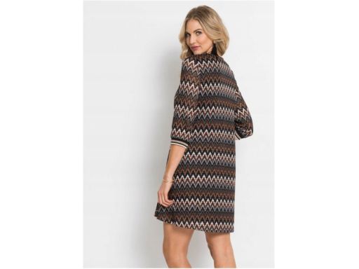 B.P.C sukienka koronkowa złota nitka r.32/34