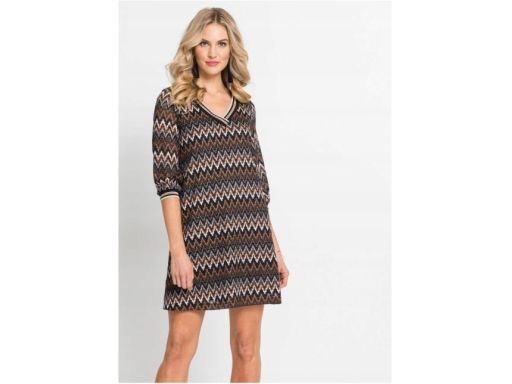 B.P.C sukienka koronkowa złota nitka r.32/34