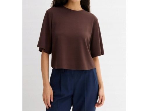 B.P.C bluzka brązowa CROP TOP r.40/42