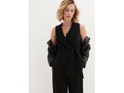 B.P.C czarny kombinezon bez rękawów r.48