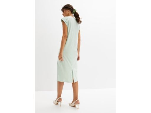 B.P.C sukienka midi shirtowa miętowa 48/50.