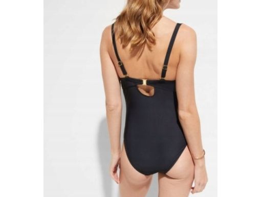 B.P.C kostium jednoczęściowy z kamieniami czarny r.46 (90E)