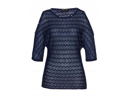 B.P.C sweter ażurowy odkryte ramiona ^44/46.