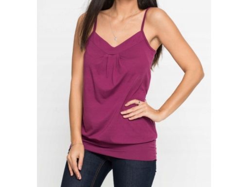 B.P.C top jagodowy dłuższy r.32/34