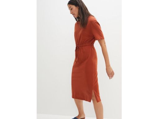 B.P.C sukienka z dżerseju cynamonowa 48/50.