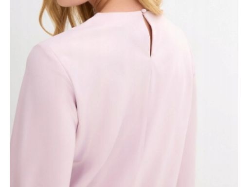 B.P.C różowa sukienka satynowa midi 46.