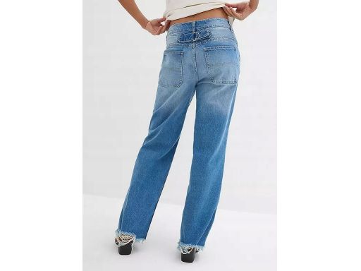 B.P.C spodnie jeansowe damskie przecierane modne r.52