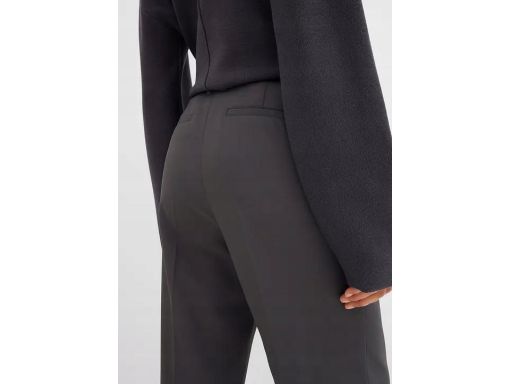 B.P.C szare spodnie z szeroką nogawką w kant r.40