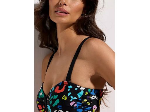 B.P.C bikini biustonosz na fiszbinach we wzory r.75B