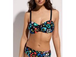 B.P.C bikini biustonosz na fiszbinach we wzory r.75B
