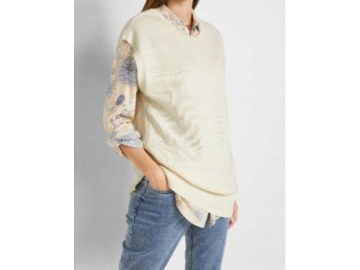 B.P.C kamizelka śmietankowa ^36/38