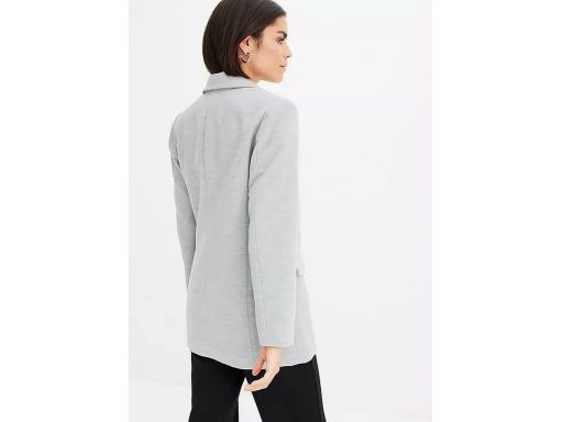 B.P.C krótki płaszcz-marynarka z materiału w optyce wełny 48.