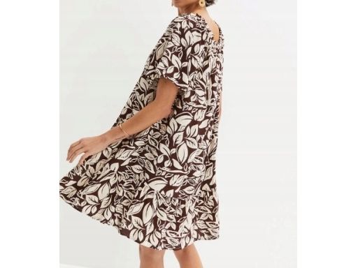 B.P.C sukienka we wzory z wiskozy carmen r.36