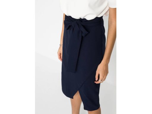 B.P.C sukienka 2w1 biało-granatowa r.36/38