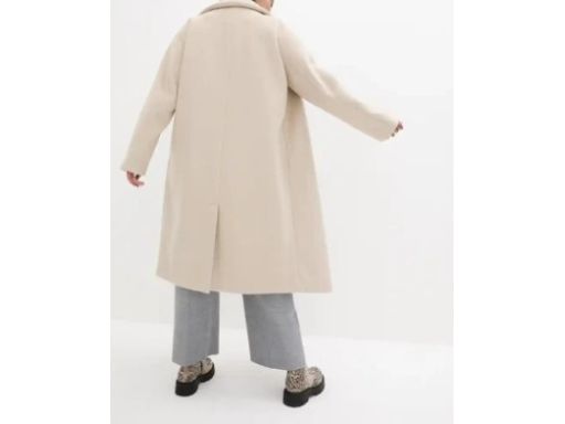 B.P.C płaszcz fango w optyce wełny 40.